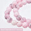 Perles de jaspe rose cerisier, 6-6,5 mm, 189 pièces 3