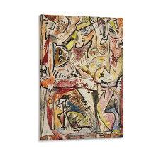Affiche d'artiste surréaliste de Jackson Pollock, impression sur toile 16x24