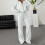 Damen-Freizeit-Cardigan-Set mit Hose 2