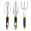 Ensemble d'outils de jardin avec poignée ergonomique (3 pièces) 1
