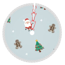 Christmas Tree Skirt 48 Inch Rustic Holiday Decor