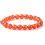 Pulseira elástica com contas de cornalina, redonda, 8 mm, 1 peça 2