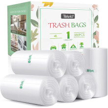 Sacs poubelle transparents 1 gallon (330 unités)