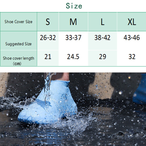 Surchaussures imperméables en émulsion bleues XL 2