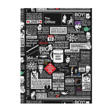 Coperta con citazioni di The Office, morbida e confortevole, 40x30 pollici