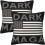 Conjunto de 2 capas de almofada AEFER Dark MAGA Trump2024 1