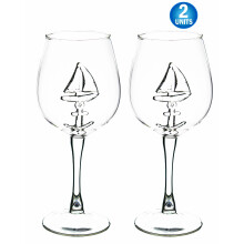 Verres à vin Voilier 350 ml, lot de 2