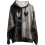 Sweat à capuche imprimé Halloween pour homme, taille L, coupe ample, long 2