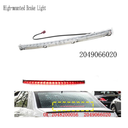 2049066020 Third Stop Brake Light High-Mounted Brake Light for   E‑Class Sedan W212 C‑Class White 1