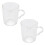 Verre à double ouverture résistant aux hautes températures (2 pièces) 1