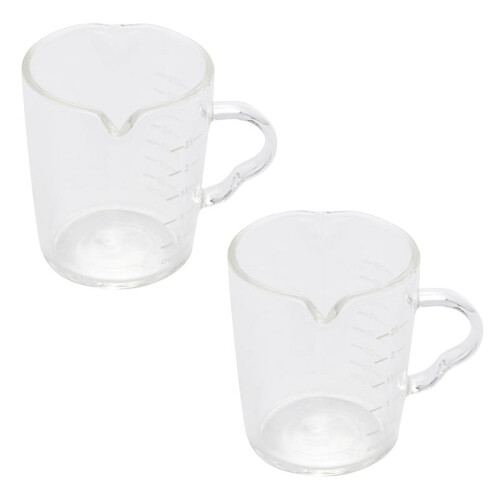 Verre à double ouverture résistant aux hautes températures (2 pièces)