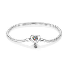Me Series Link Chain Armbånd 925 Sterling Sølv Passer Originale Charms Gør-det-selv Mærkesmykkefremstilling Gave Til Kvinder Fest2024LJQ