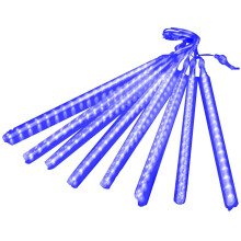LED-regnlampor blå vattentäta 10-rörs 30 cm