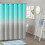 Tenda da doccia a righe impermeabile per divisorio bagno, 1 pezzo 1