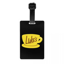 Gilmore Coffee Quote Luggage Tag with Name Card and Privacy