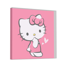Hello Kitty akril plakett inspiráló idézetekkel, 1 darab