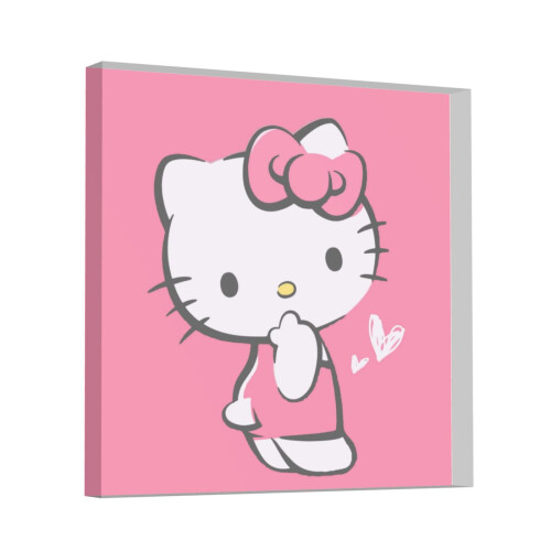 Hello Kitty ακρυλική πλακέτα με εμπνευσμένα αποφθέγματα 1 τεμάχιο