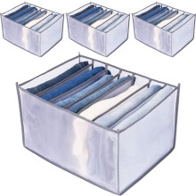 Kastorganizer met 7 vakken, 4-delige set (2 grote + 2