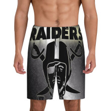Calça de pijama esportiva masculina curta com logotipo da equipe, 1 par