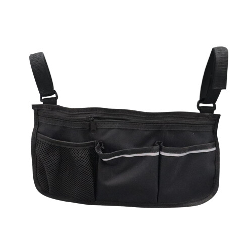 Τσάντα Walker Oxford από ύφασμα με ποτηροθήκη, μαύρη 2