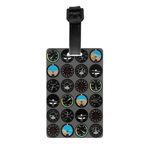 Born To Fly Pilot Luggage Tag with Name Card