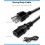 Καλώδιο τροφοδοσίας AC 14AWG με πιστοποίηση UL 6ft125V15A 2