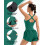 Dames workout jumpsuit met gewatteerde bh, mouwloos eendelig model 2