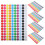 Αυτοκόλλητα Xing5Sheets of Circle Dot, Ετικέτες, Αυτοκόλλητα Dot, Χρωματιστές Ετικέτες 1