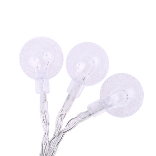 LED-ljusslinga bubbelformad 10-LED 1,5m batteridriven