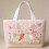 Bolsa de lona acolchoada feminina 38x31cm 8