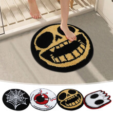 Tapete decorativo de Halloween para banheiro, tapete para degraus externos