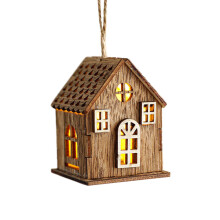 Village de Noël avec lumières LED et figurines