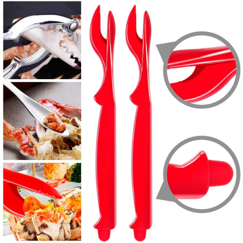 Meeresfrüchte-Werkzeugset, Krabbenknacker, Nussöffner, 12-teilig