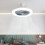 Ventilatore da soffitto con luce integrata e attacco E27 1