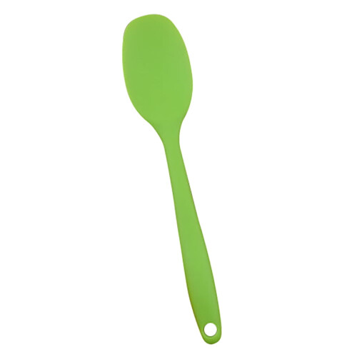 Cuillère de cuisine en silicone verte (1 pièce)