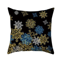 Kerstkussenhoes van glitterpolyester (1 stuk)