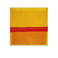 Estampe d'art de Mark Rothko, Jaune Orange Rouge, 1949, 61 x 61 cm (24 x 24 pouces)