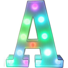 Ábécé betű lámpa LED éjszakai fény 12 db