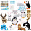 Kit de cusut cu animale pentru copii, jucărie educativă DIY 2