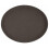 Oval glasfiberbricka halkfri brun 61x51 cm 1