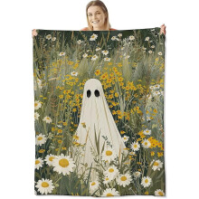 Couverture en flanelle d'Halloween pour enfants et adultes