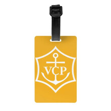 Champagne luggage tag luxury privacy protection 2 pcs