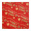 Rouleau de papier cadeau de Noël recyclable kraft1roll 1