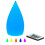 LINLIN Water Drop LED Sfeerlamp RGB Dimbaar Oplaadbaar 1