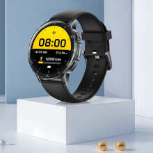 Montre connectée avec écran HD, étanche et Bluetooth pour les appels.