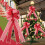VOSS red Christmas tree topper bow with streamers 1