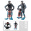 Conjunto de miniaturas de mergulhadores, brinquedos e decoração. 1