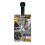 Basketball Luggage Tag Round Dots Design 1 Piece 1