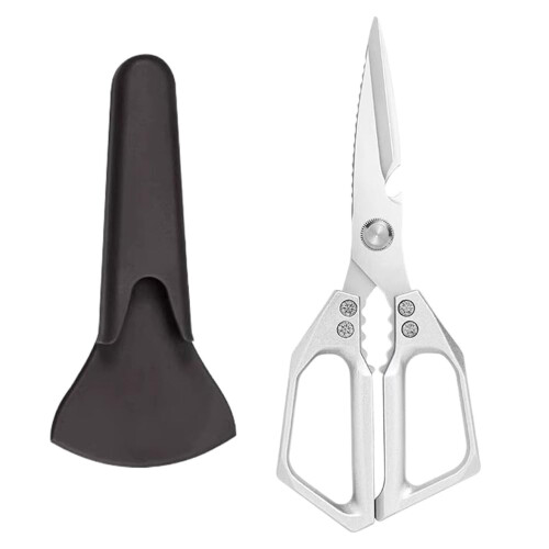 Stainless Steel Kitchen Shears with Sheath 1 Pair