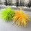 Καρφίτσα με αφράτα πράσινα φτερά για καπέλα, τσάντες μαλλιών, τσέπες στο στήθος 2